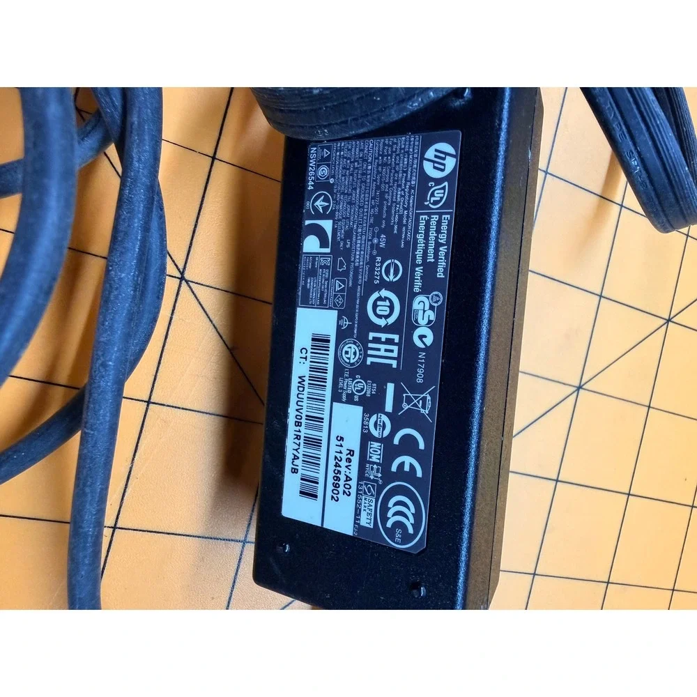 HP 45W AC Adapter Laptop‎ Charger 741727-001 Blue Tip PA-1450-36HE 19.5V 2.31A